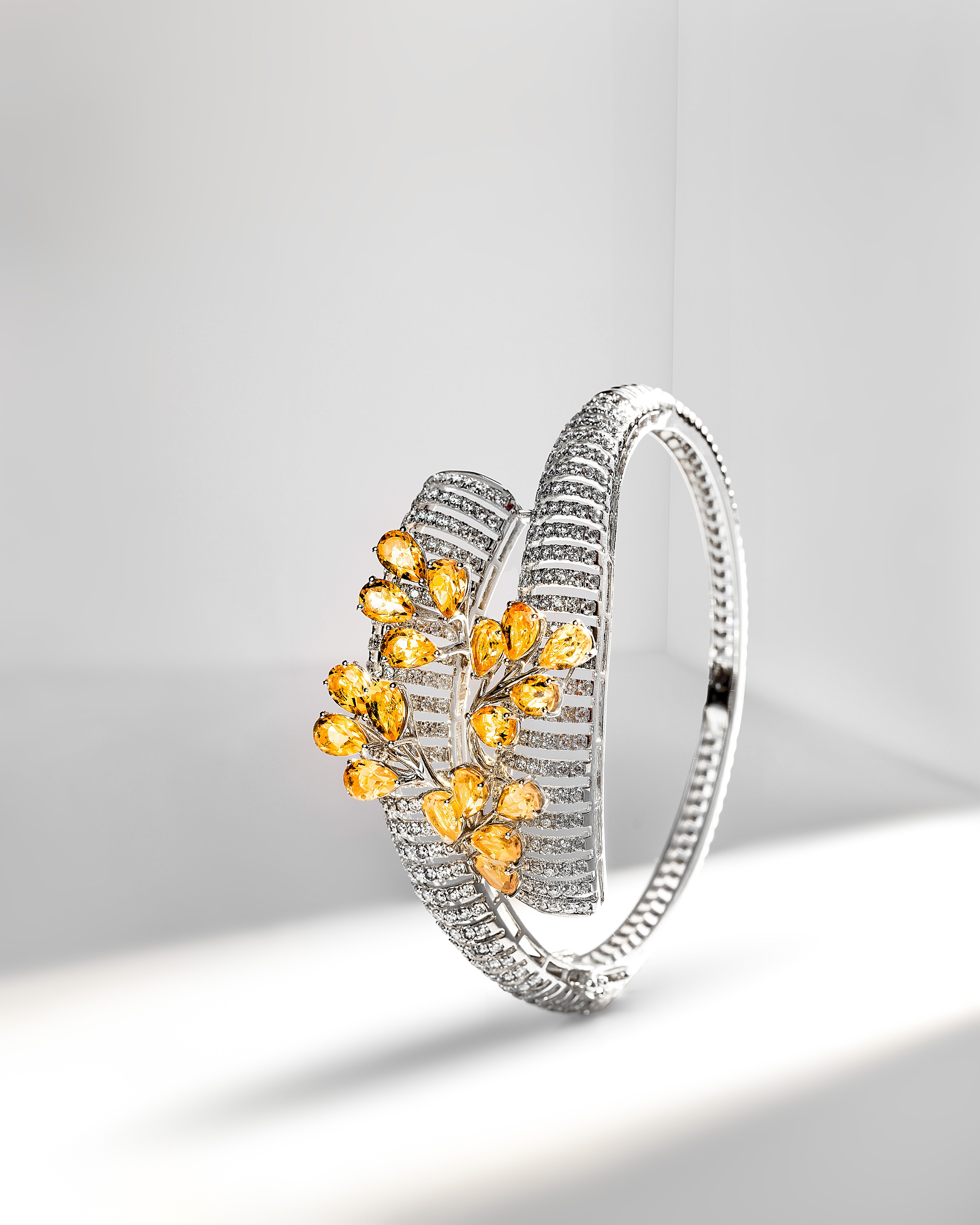 Golden Cascade Bracelet